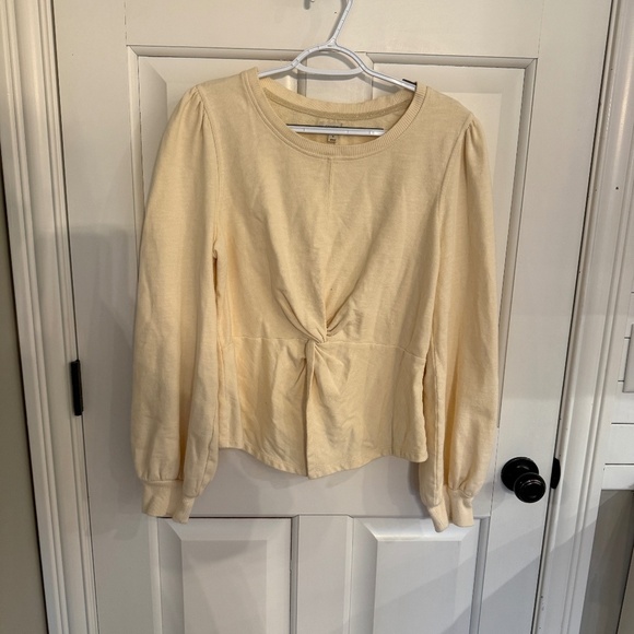 Pilcro anthropologie Twist-Front Sweatshirt 31927 - Picture 8 of 14
